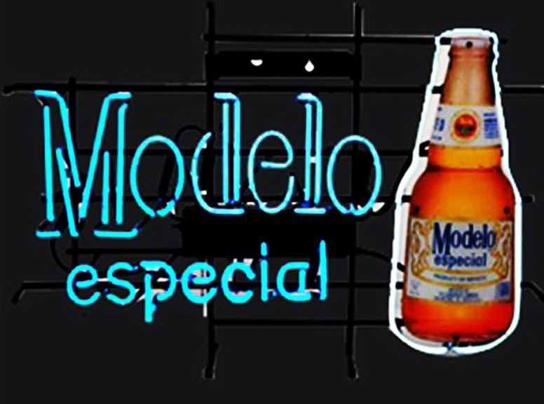 Modelo Beer Bottle Neon Sign